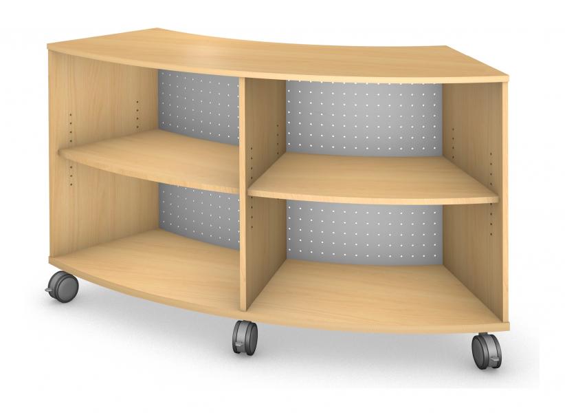 Low Arc Storage - No Doors Product Rendering