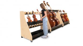 Girl in band class