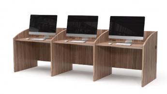 3 Carrels with computers
