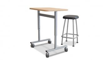 C-Leg with Rock Stool