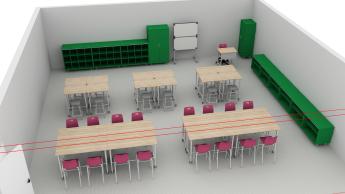 6-8th grade classroom