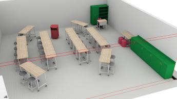 6-8th grade classroom