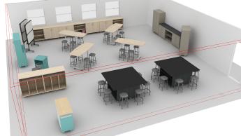 9-12th grade classroom