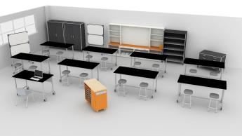 3D view of STEM classroom