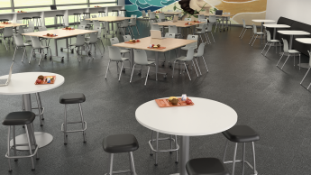 Rendering school cafeteria